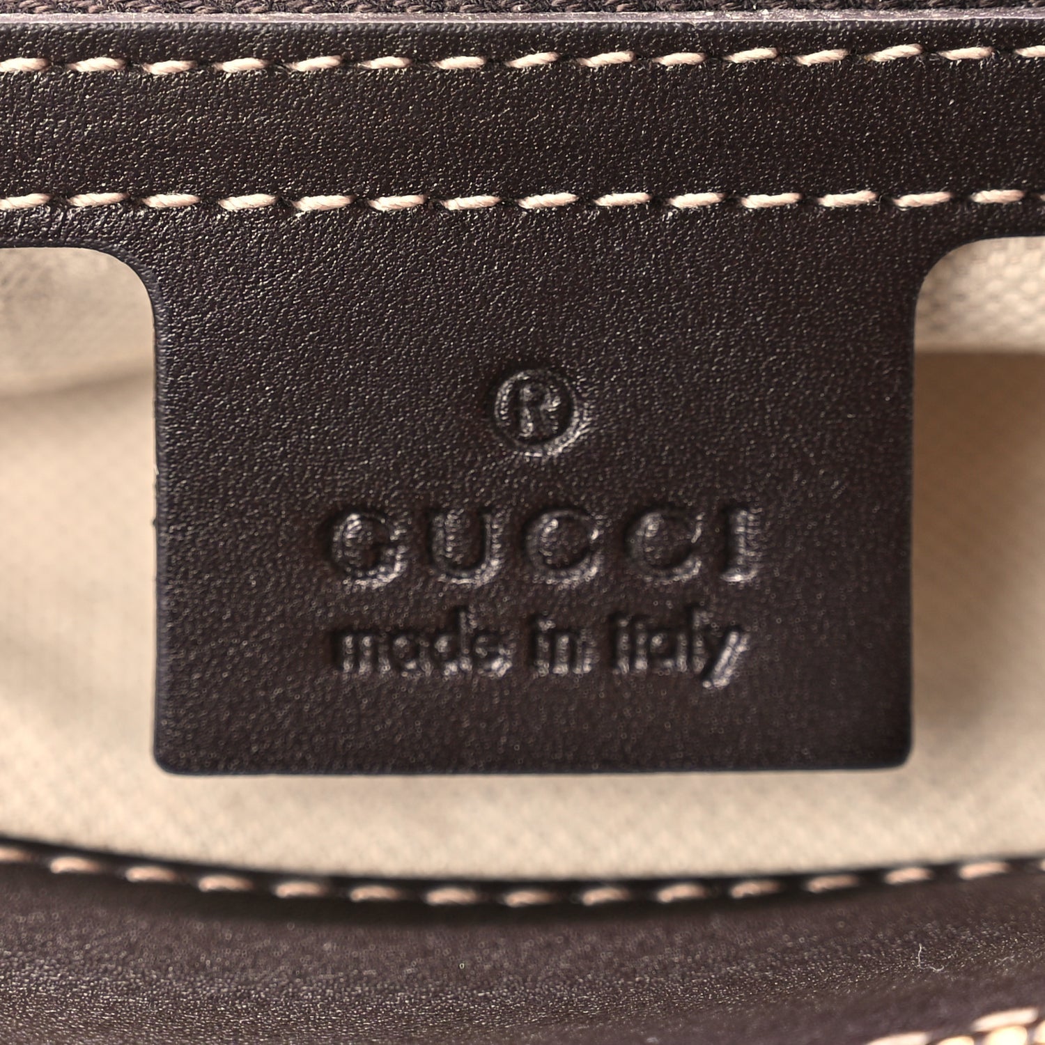 Gucci Monogram Small Lovely Heart Tote Dark Brown 5 of 9
