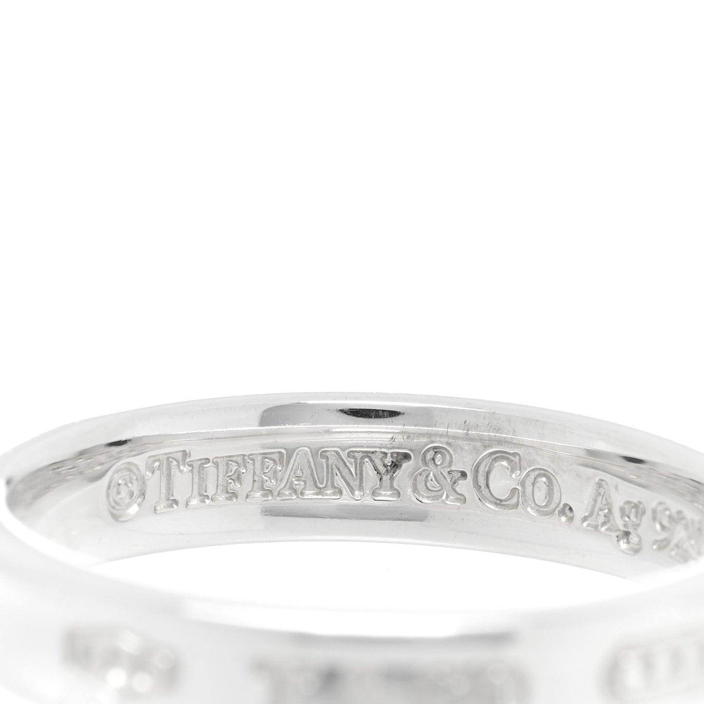 Sterling Silver Narrow 1837 Band Ring 60 9