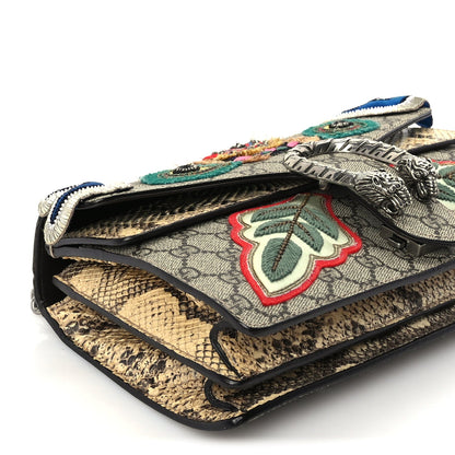 Gucci GG Supreme Monogram Snakeskin Embroidered Small Dionysus Shoulder Bag 8 of 9
