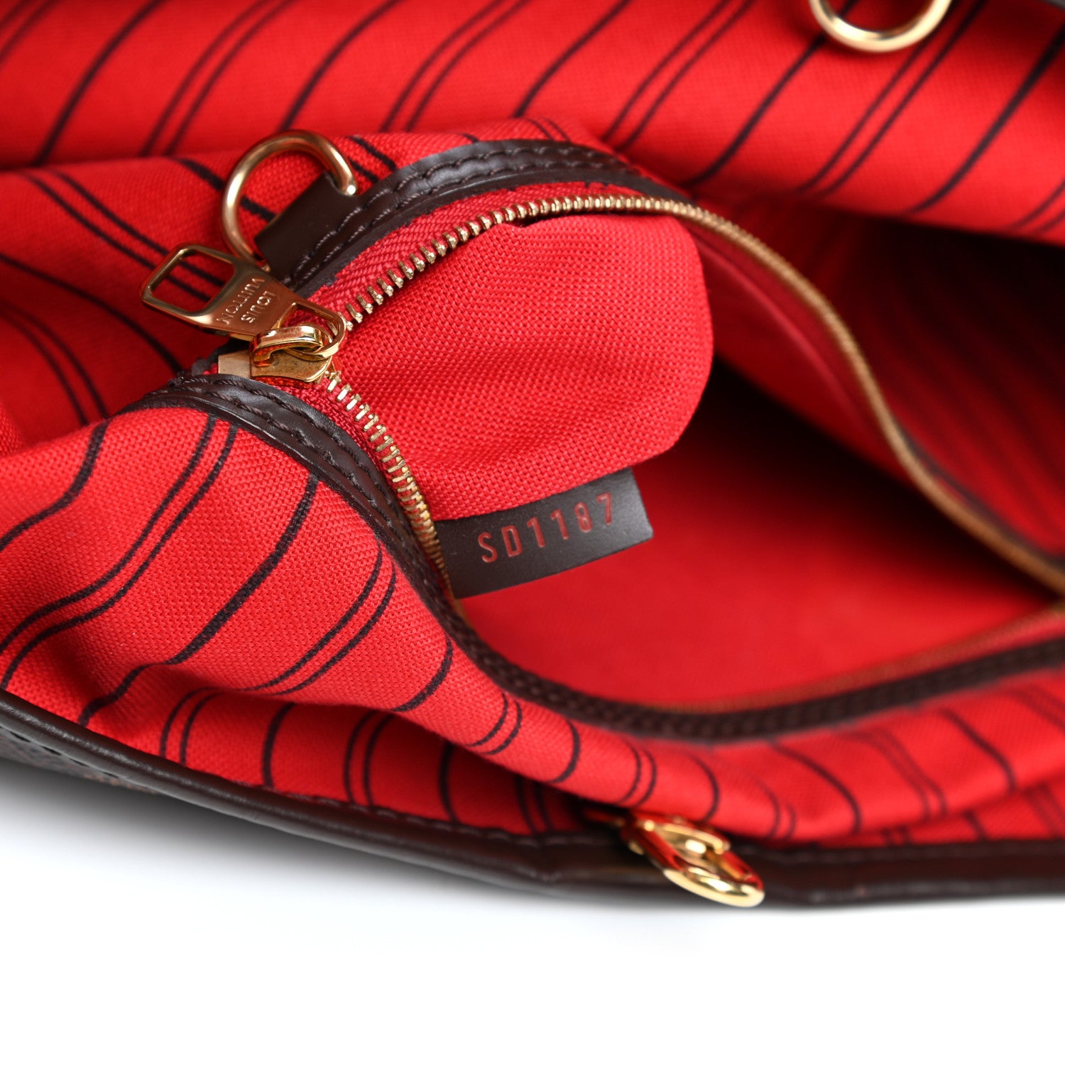 Louis Vuitton Damier Ebene Delightful MM 7 of 13