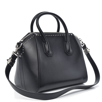 Givenchy Smooth Calfskin Small Studded Antigona Black 3 of 11