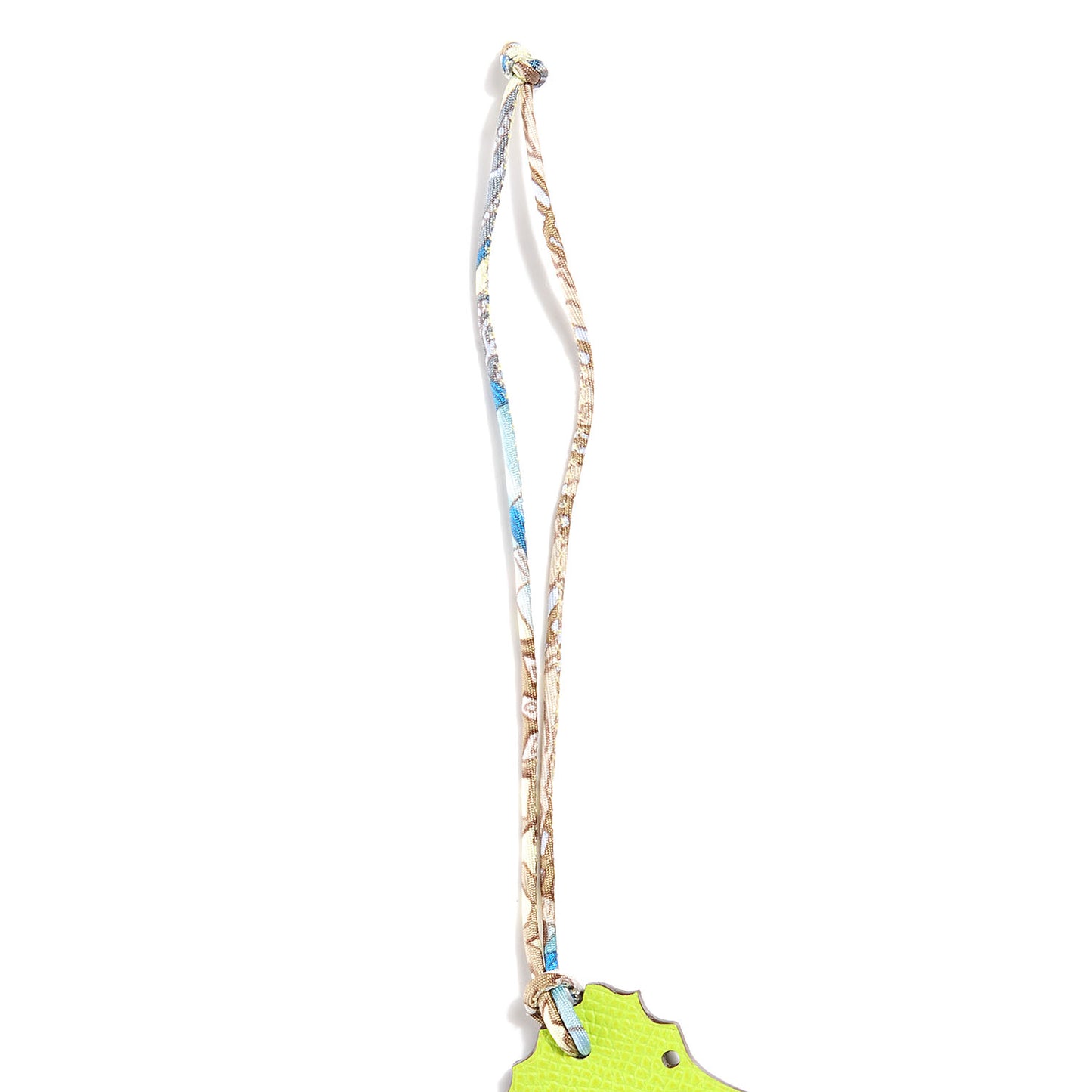Togo Epsom Petit H Seahorse Bag Charm PM Kiwi Lichen