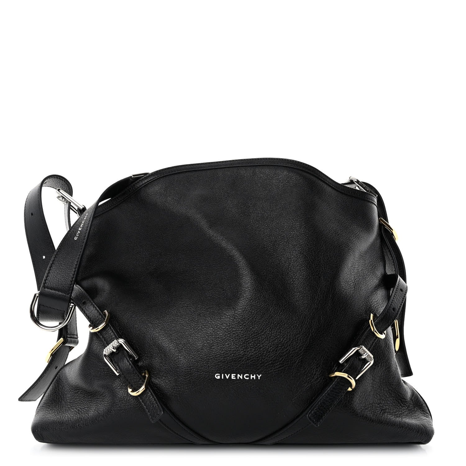 Givenchy Calfskin Medium Voyou Bag Black 1 of 9