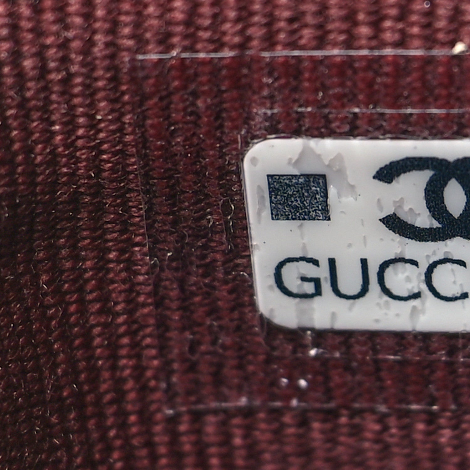 Chanel Caviar Quilted Crystal CC Flap Card Holder Burgundy 8 of 9