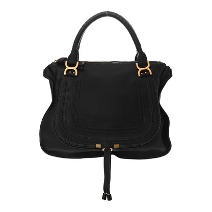 Chloe Calfskin Large Marcie Satchel Black 1 of 11