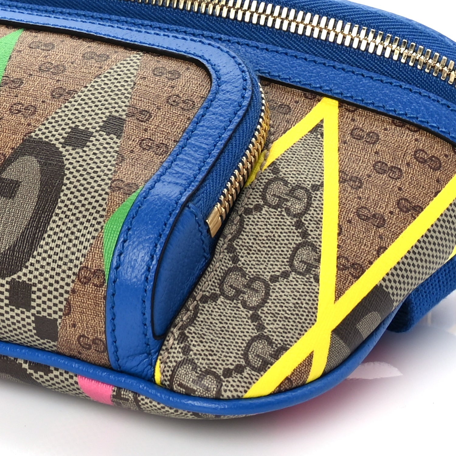 Gucci GG Supreme Monogram Rhombus Belt Bag Multicolour 8 of 8
