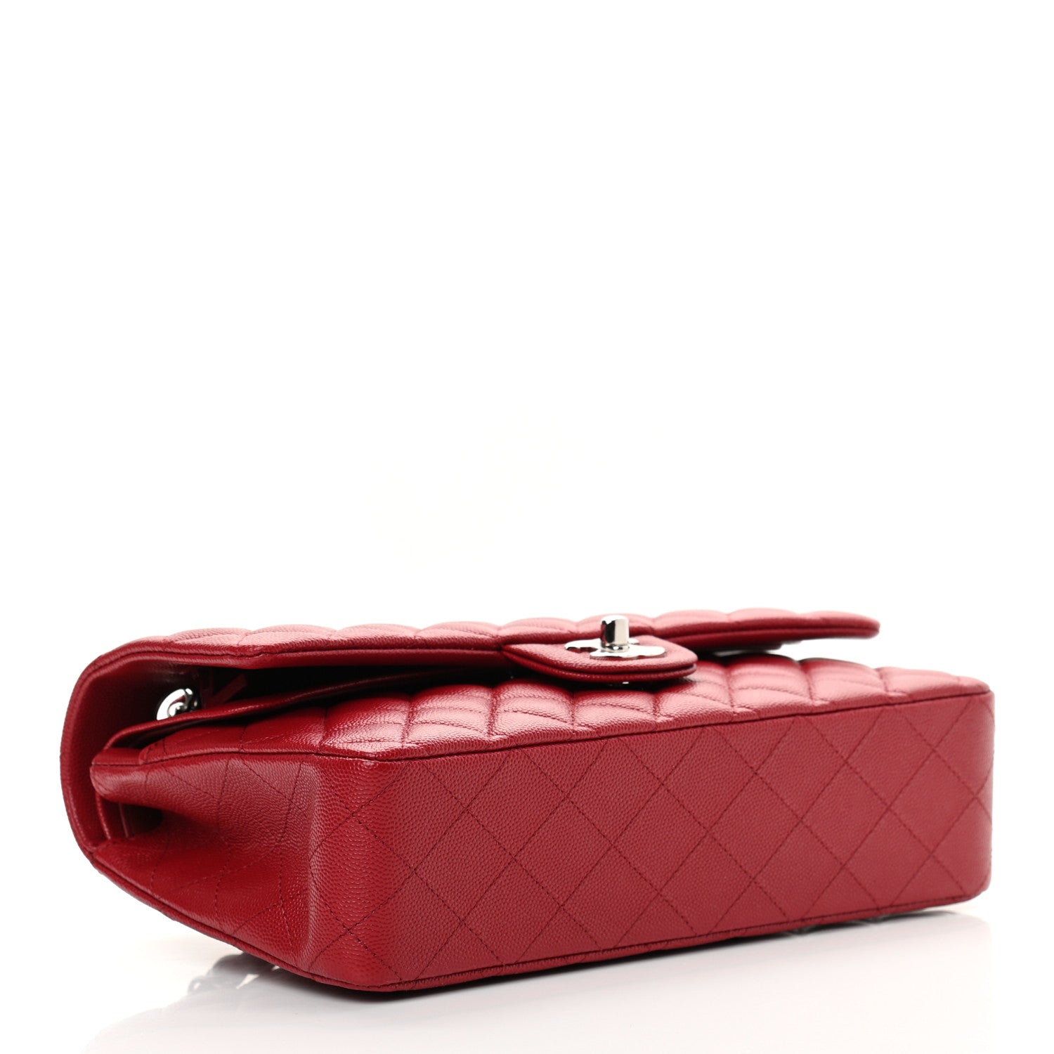 Chanel Caviar Quilted Medium Double Flap Red 4 of 12