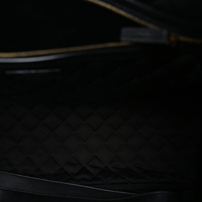 Saint Laurent Calfskin Quilted ES Giant Travel Bag Black 4 of 8