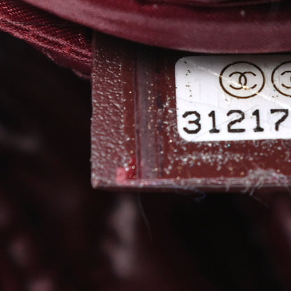 Chanel Caviar Quilted Curvy Pouch Cosmetic Case Black 7 of 7