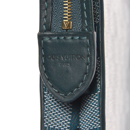 Louis Vuitton Damier Couleurs Element Clutch Cyan 7 of 9