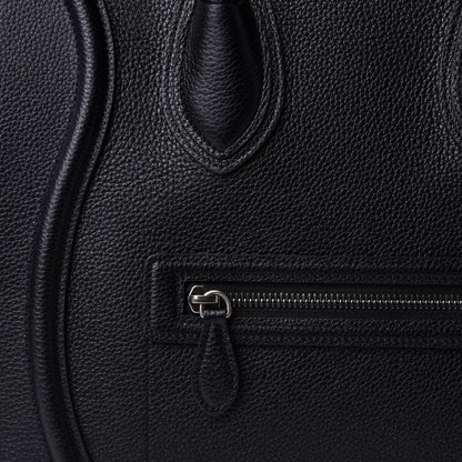 Celine Drummed Calfskin Mini Luggage Black 11 of 11