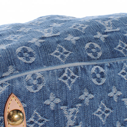 Louis Vuitton Denim Mahina XL Blue 5 of 8