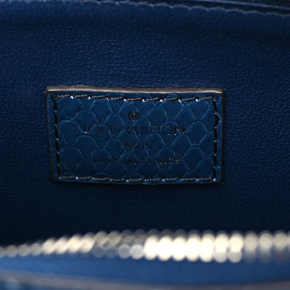 Louis Vuitton Snakeskin Monogram Coussin PM  Blue 5 of 8