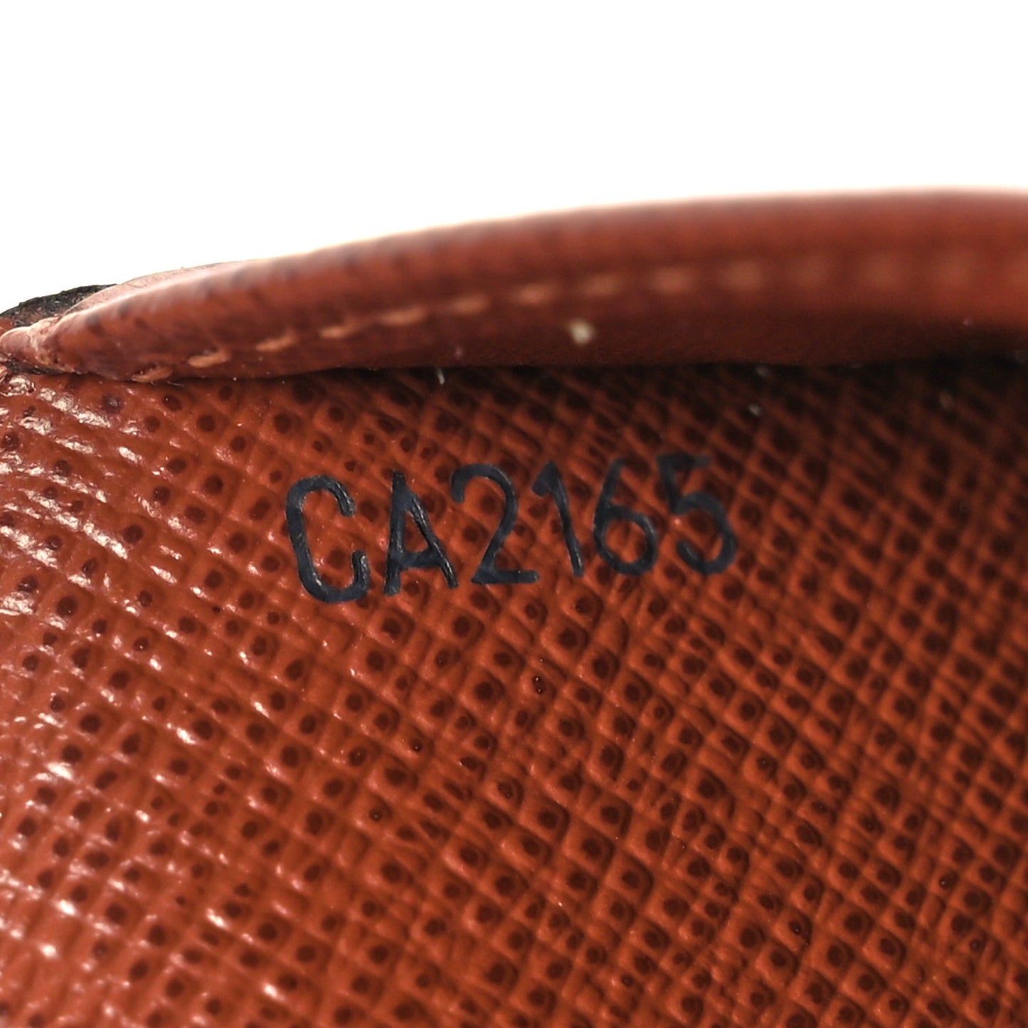 Monogram Checkbook Holder Case Wallet