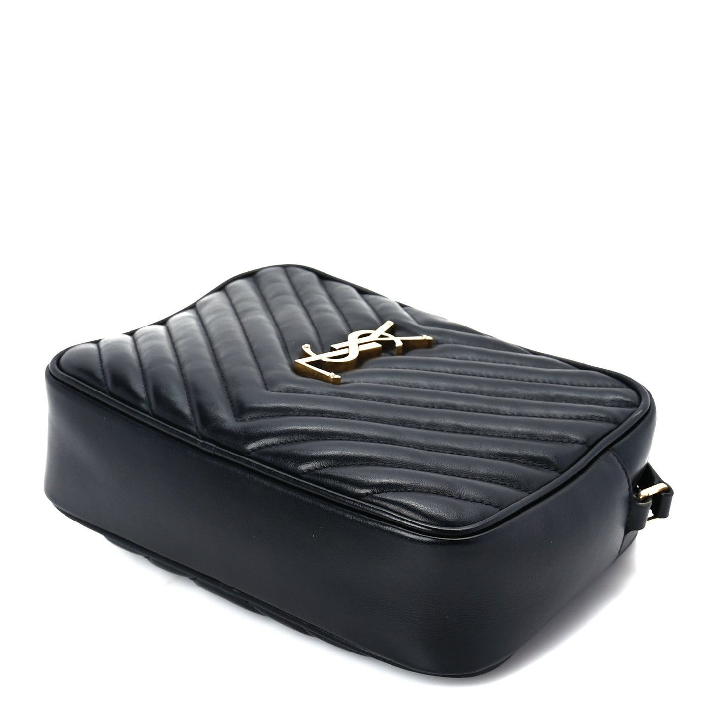 Calfskin Matelasse Monogram Lou Camera Bag  Black