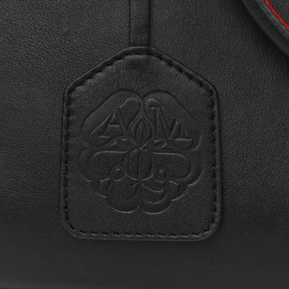 Alexander McQueen Calfskin The Tall Story Shoulder Bag Black Red 9 of 9