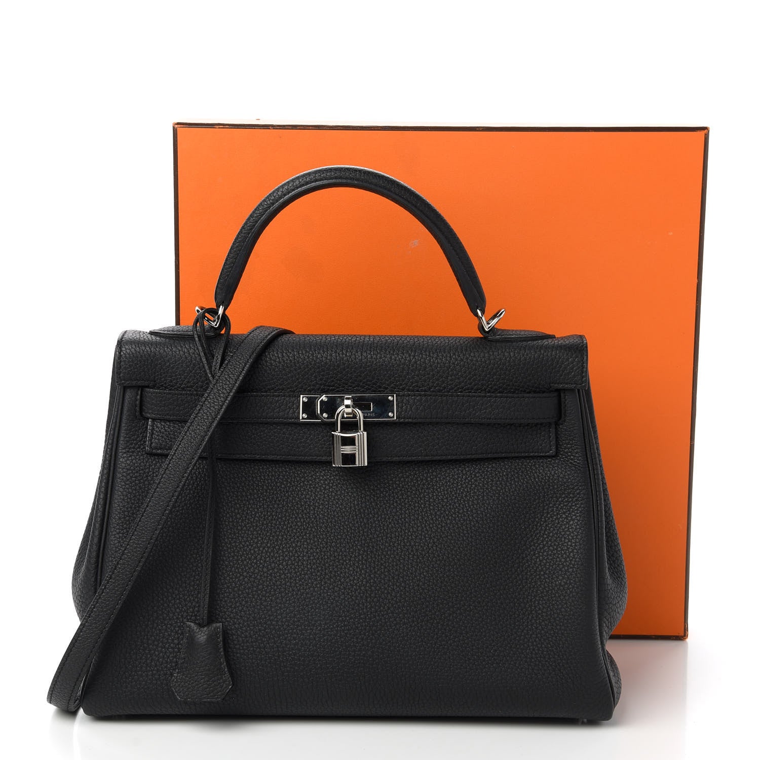 Hermes Togo Kelly Retourne 32 Black 11 of 11