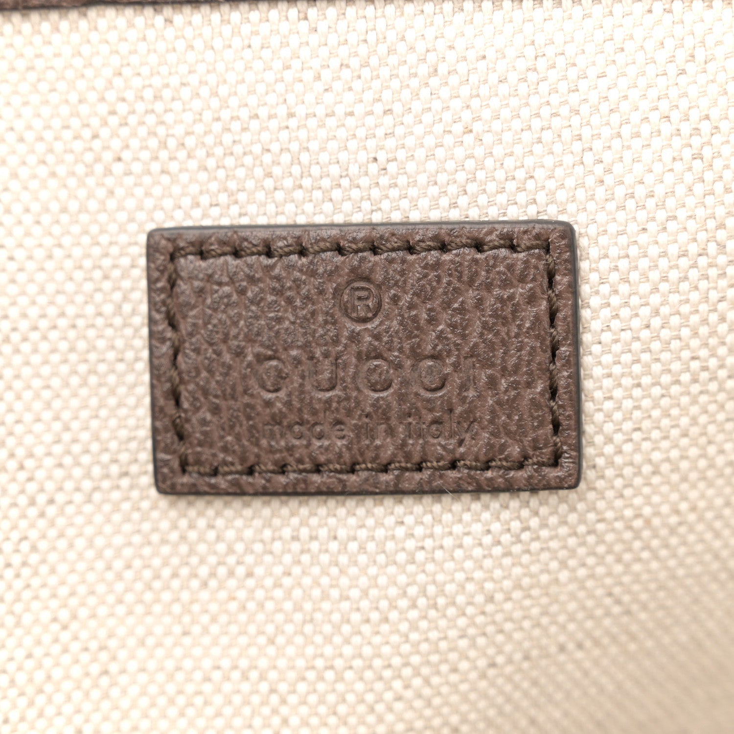 Gucci GG Supreme Monogram Textured Calfskin Medium Ophidia Shoulder Tote Bag Beige Ebony New Acero 6 of 7