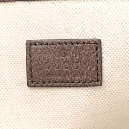 Gucci GG Supreme Monogram Textured Calfskin Medium Ophidia Shoulder Tote Bag Beige Ebony New Acero 6 of 7