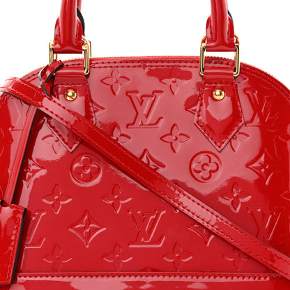 Louis Vuitton Vernis Alma BB Pomme D'Amour 8 of 14
