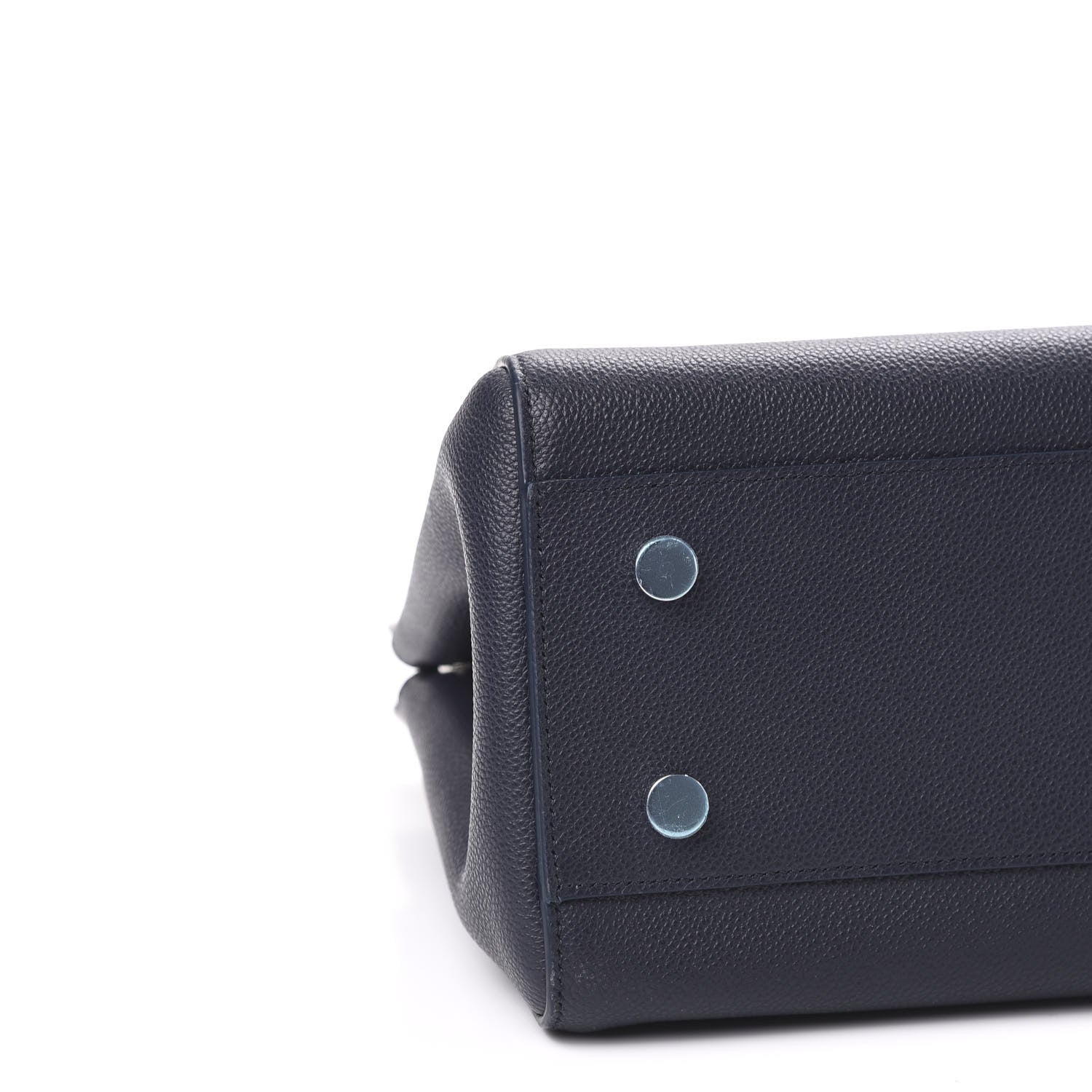 Saint Laurent Calfskin Medium Rive Gauche Cabas Navy Blue 8 of 10