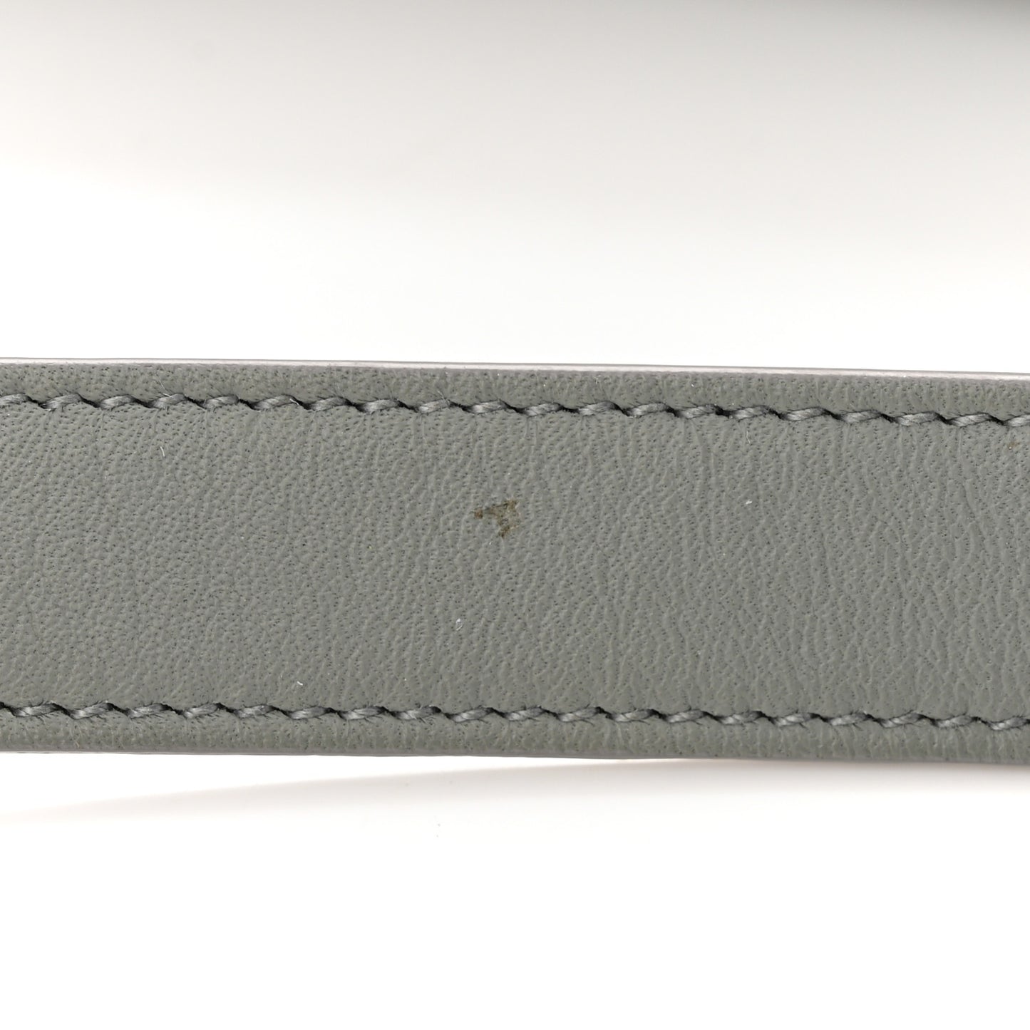 Ultra Matte Calfskin Saddle Bag Grey