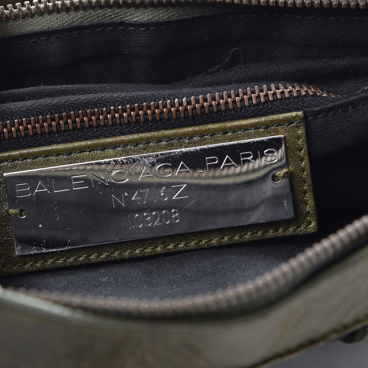 Chevre Classic Hardware First Olive