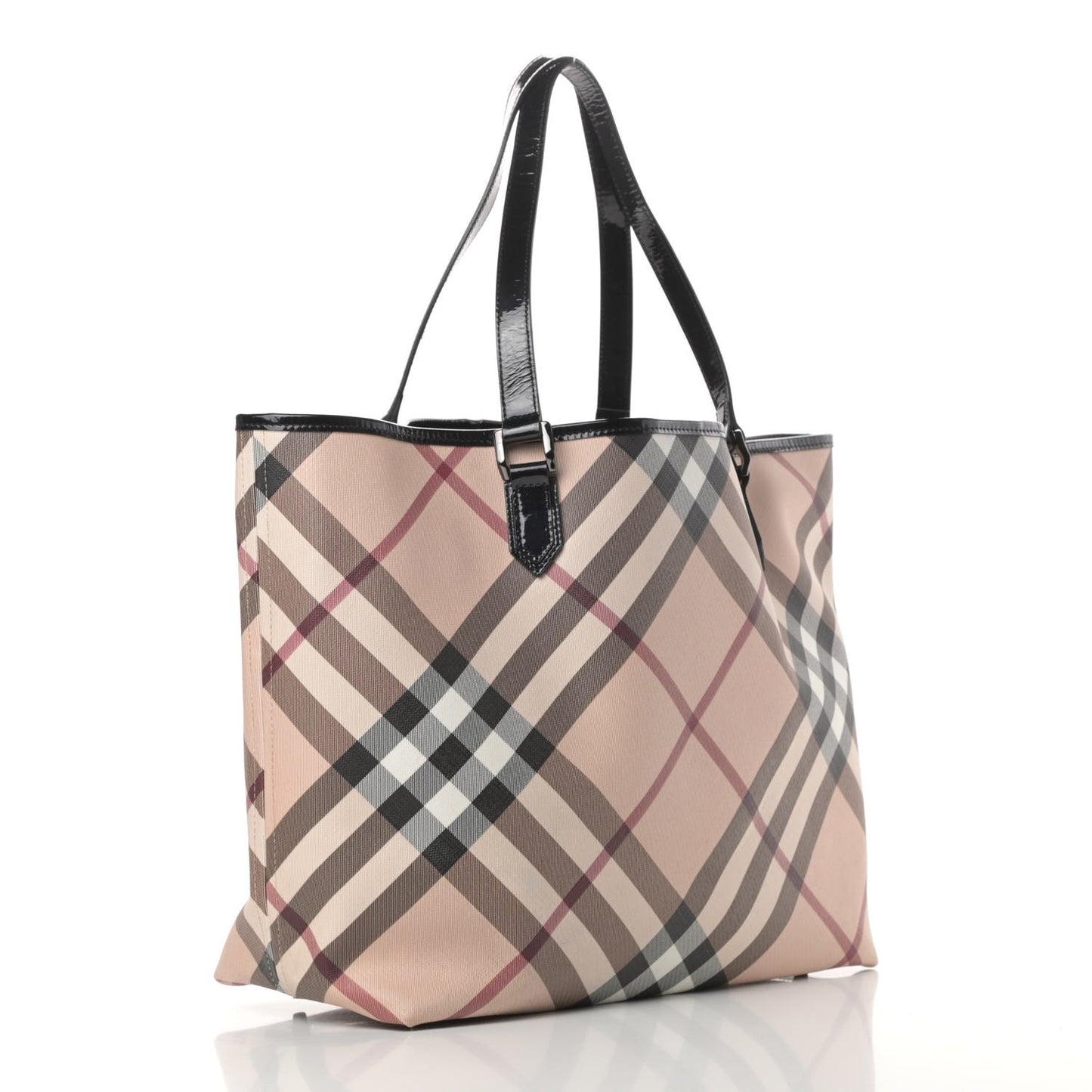 Nova Check Large Nickie Tote Black