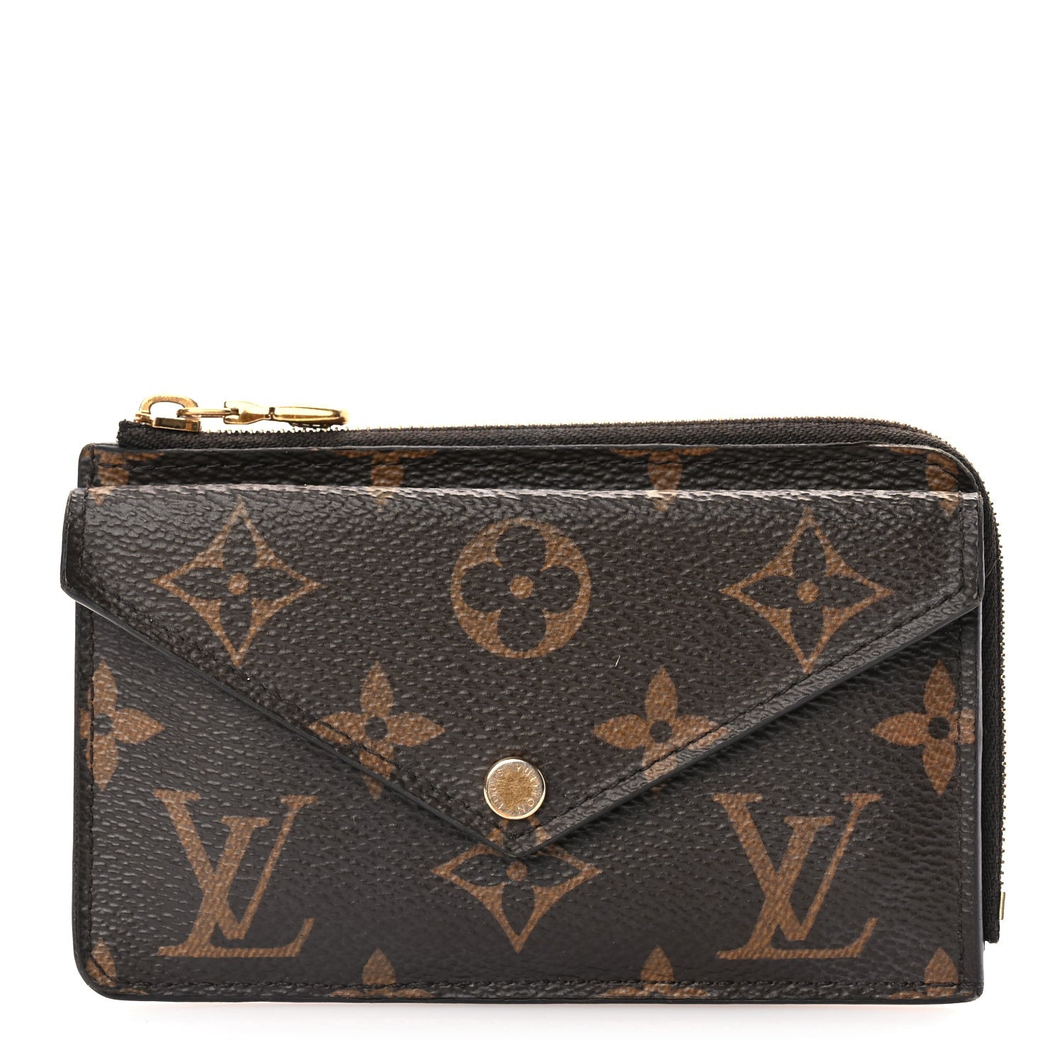 Louis Vuitton Monogram Recto Verso Card Holder Black 1 of 7