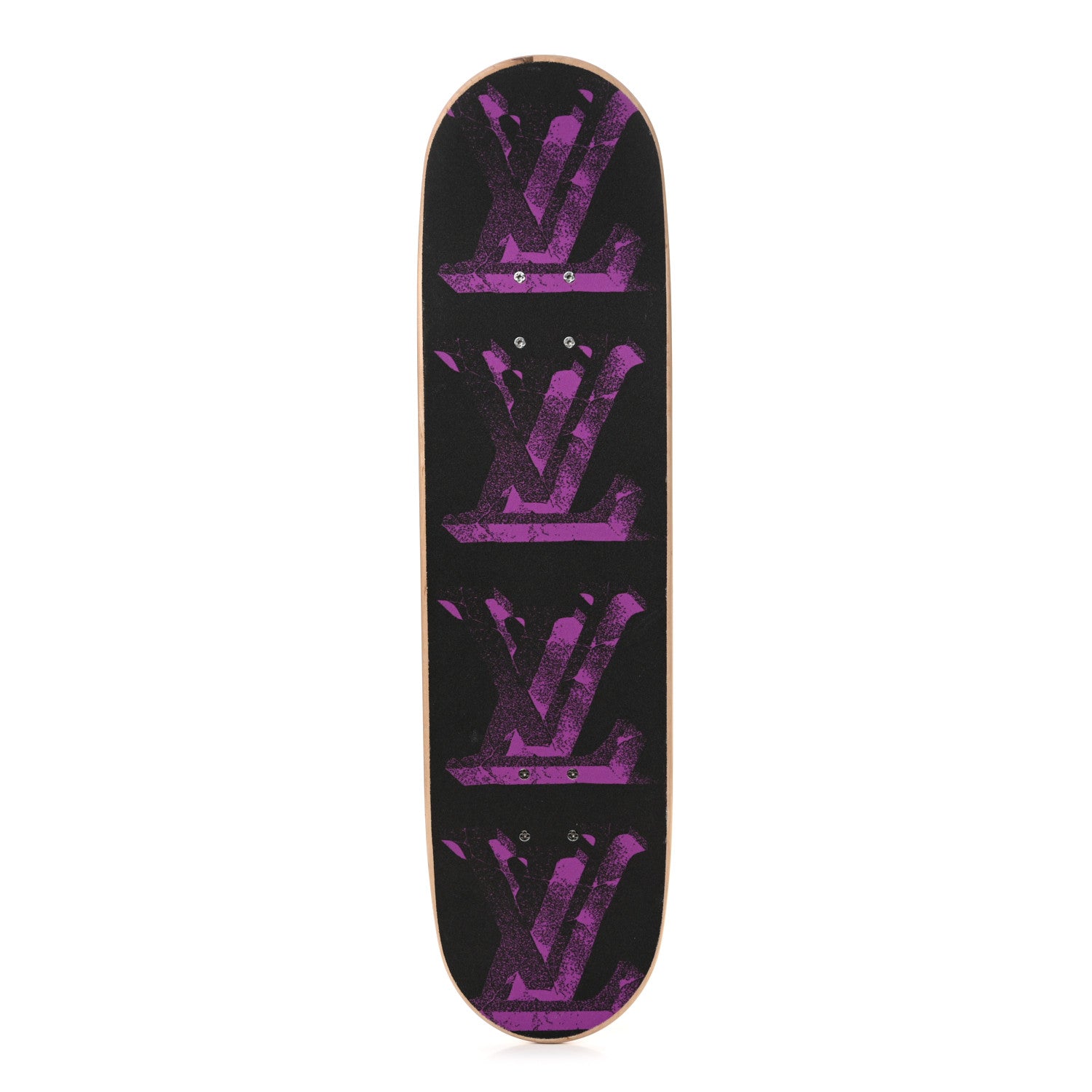 Louis Vuitton Monogram Flower Maple Wood Skateboard Pink 1 of 7