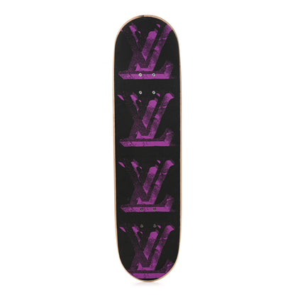 Louis Vuitton Monogram Flower Maple Wood Skateboard Pink 1 of 7
