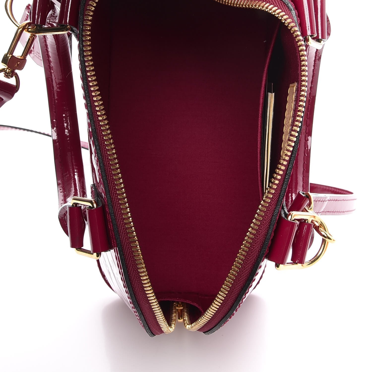 Louis Vuitton Vernis Alma BB Rose Indien 5 of 7