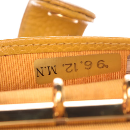 Chanel Caviar CC Mini Ring Agenda Planner Yellow 8 of 16