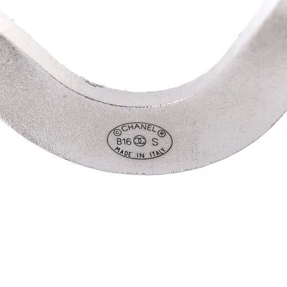 Chanel Crystal CC Cuff Silver 4 of 5