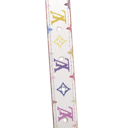 Louis Vuitton Monogram Multicolor Belt 90 36 White 7 of 7