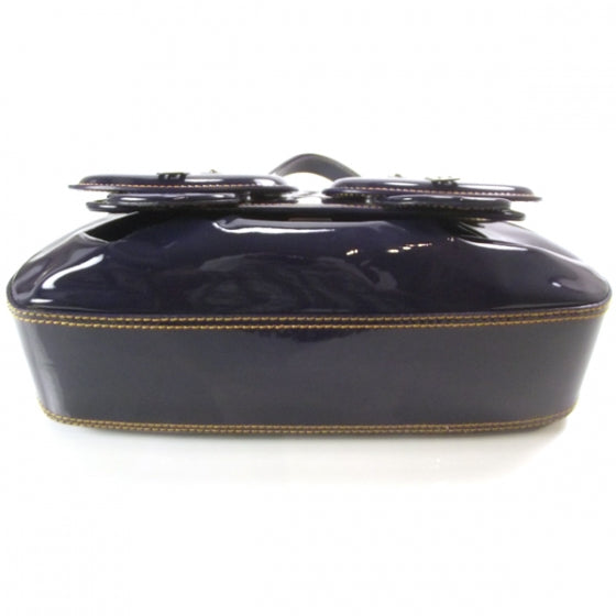 Patent Flower B Bag Blue