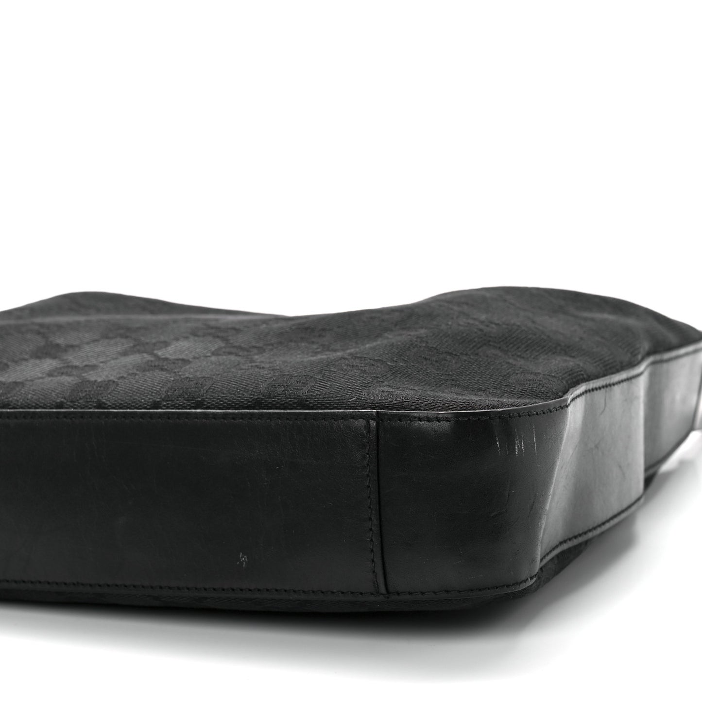 Monogram GG Small Clasp Hobo Black