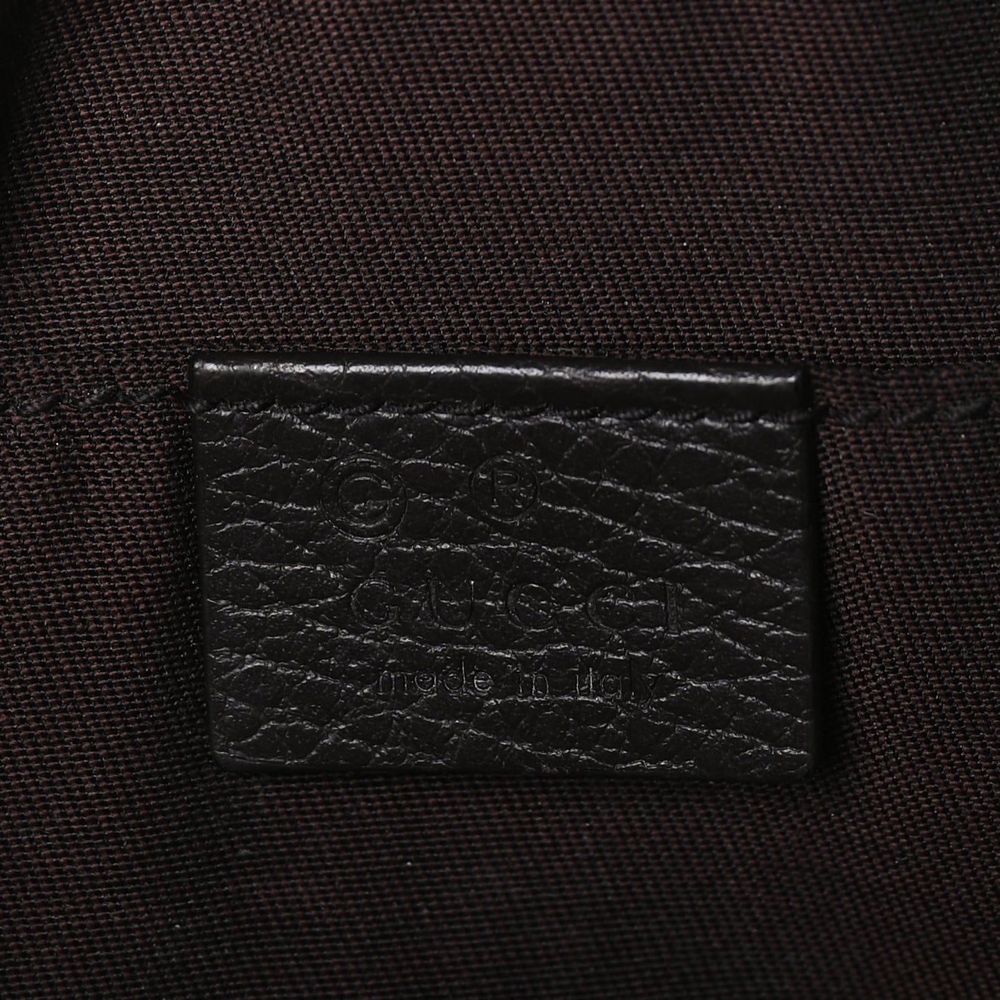 Monogram Belt Bag Dark Brown