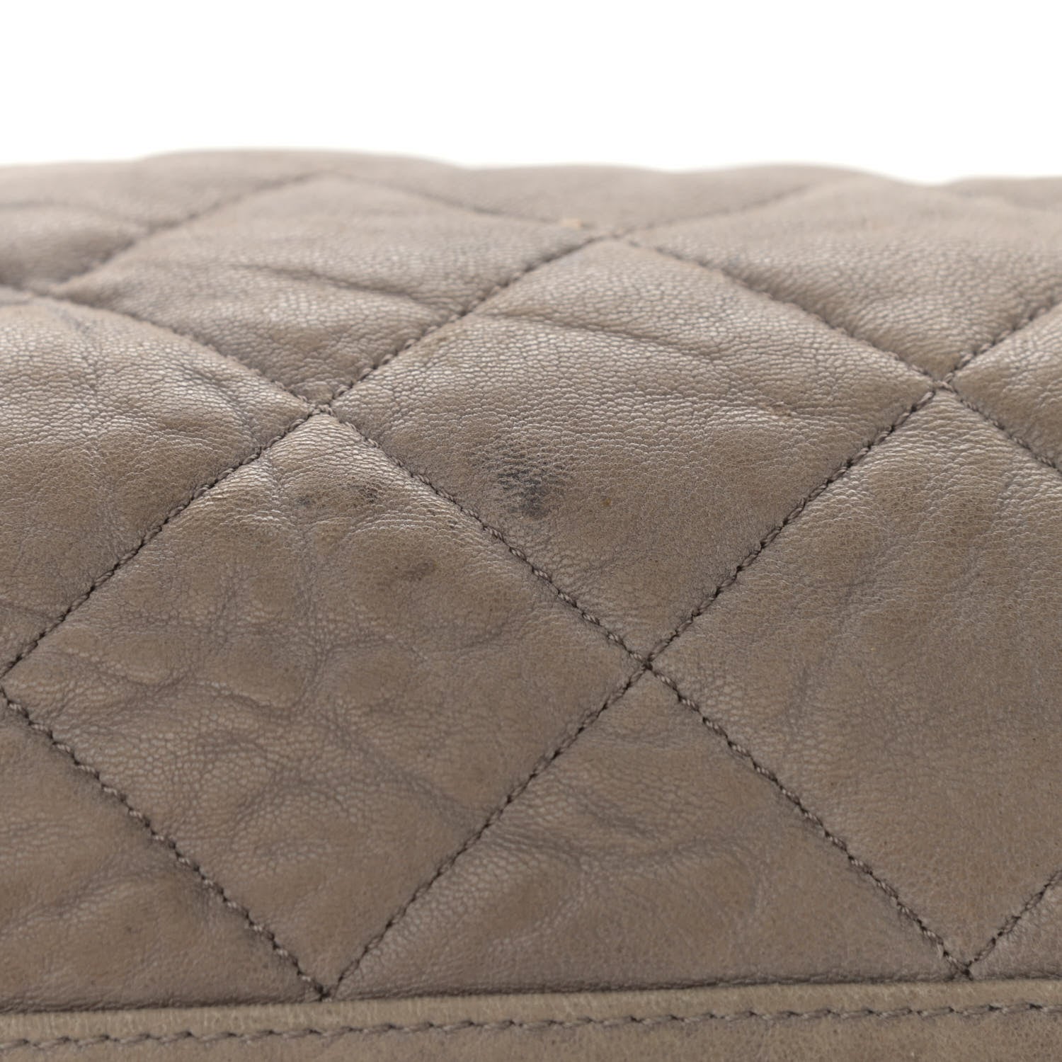 Chanel Washed Lambskin Chain Around Hobo Taupe 11 of 11