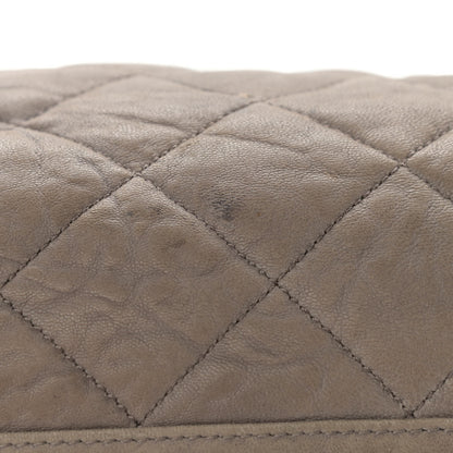 Chanel Washed Lambskin Chain Around Hobo Taupe 11 of 11