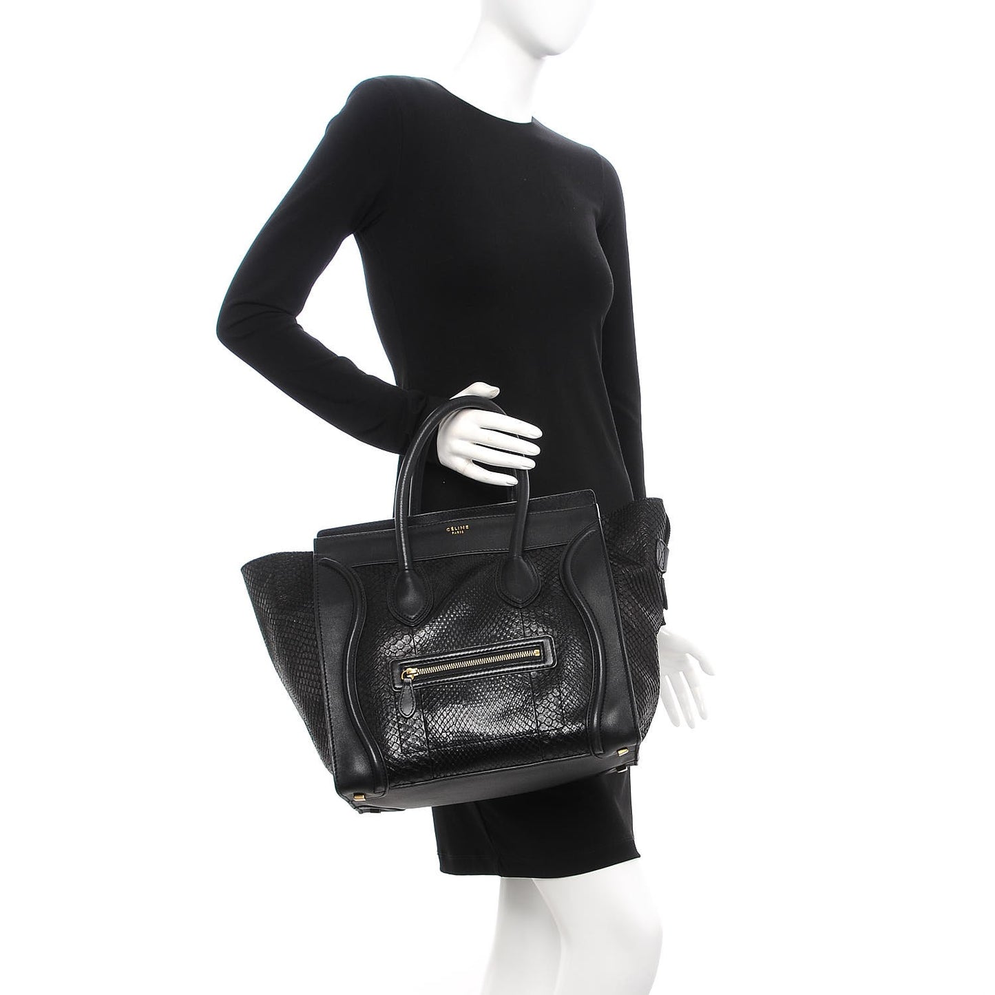 Python Mini Luggage Black