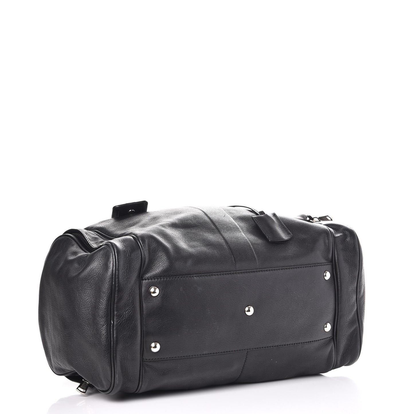 Calfskin Large Vanity Bowler Black