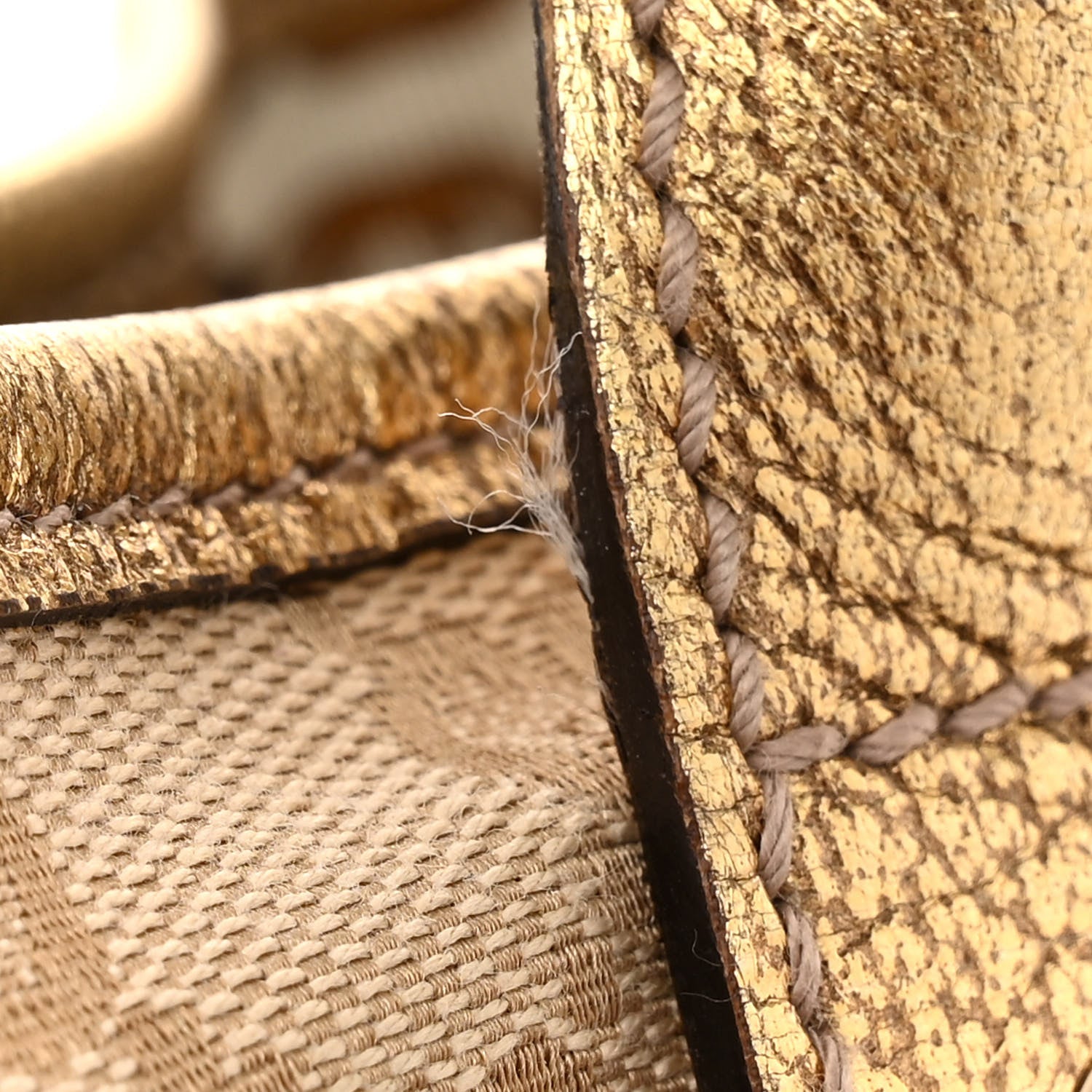 Gucci Monogram Medium Princy Tote Gold 12 of 19