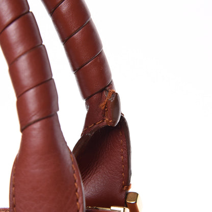 Chloe Calfskin Medium Marcie Satchel Tan 12 of 15