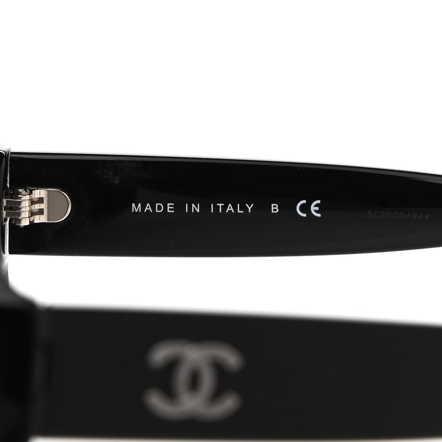 Chanel Oval CC Sunglasses 5372-A Black 6 of 9