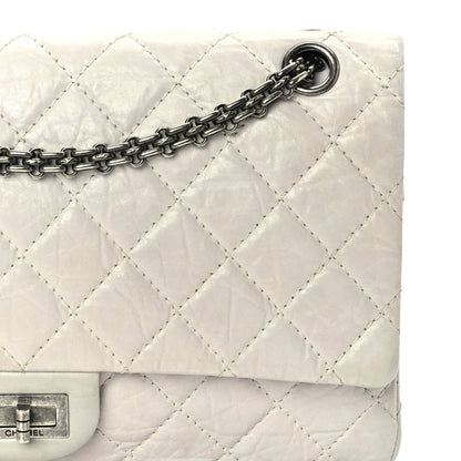 Chanel Aged Calfskin 2.55 Reissue 226 Flap  Ivory 7 of 9