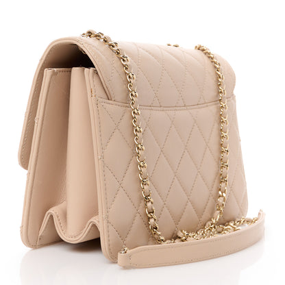 Chanel Sheepskin Quilted Beauty Lock Flap 3 of 10