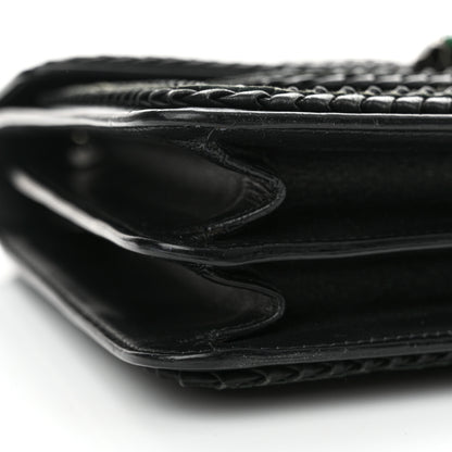 Bulgari Calfskin Plisse Serpenti Forever Crossbody Bag Black 9 of 15