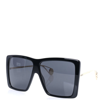 Gucci Acetate Oversize Square Frame GG0435SA Sunglasses  Black 1 of 7