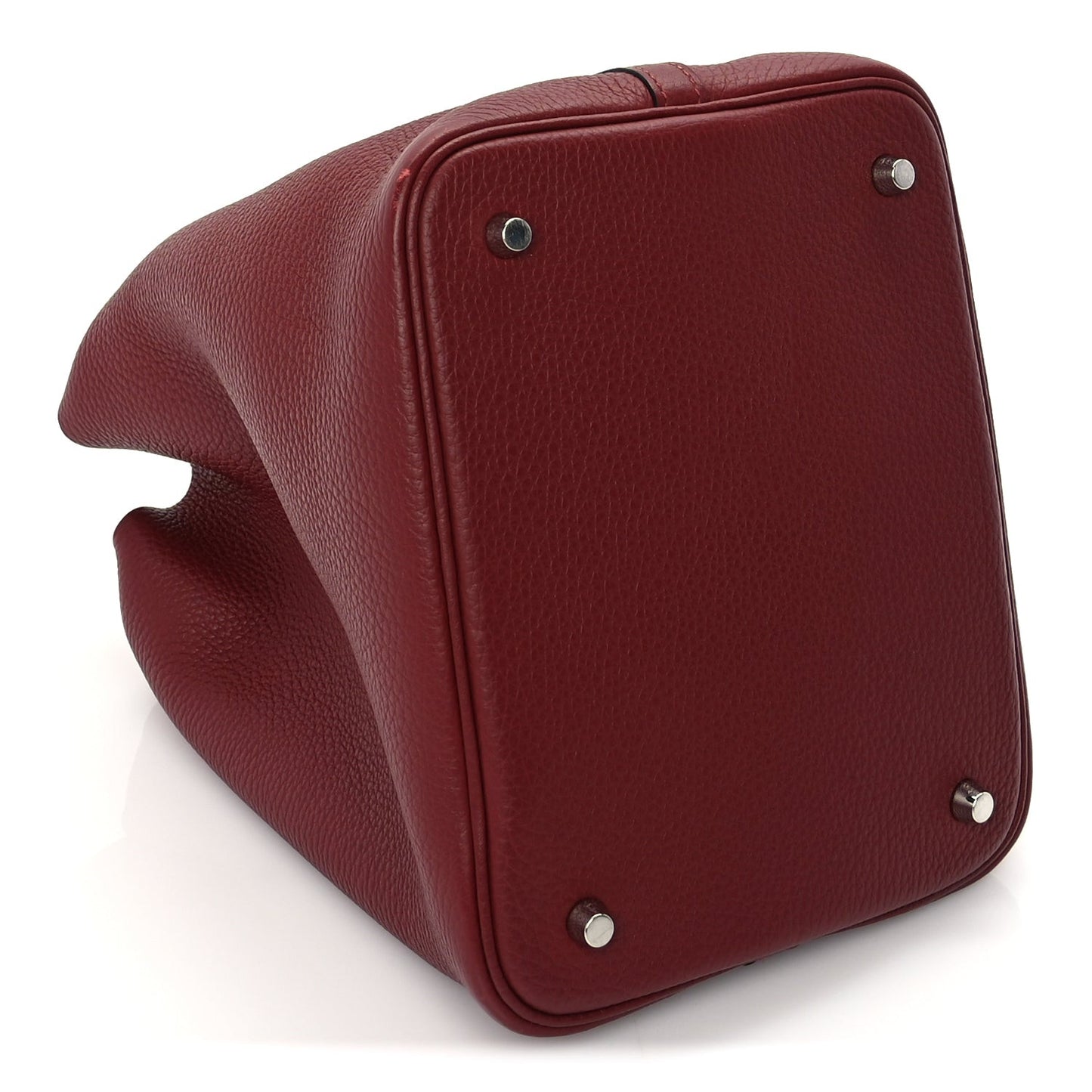 Taurillon Clemence Picotin Lock 22 MM  Rouge H